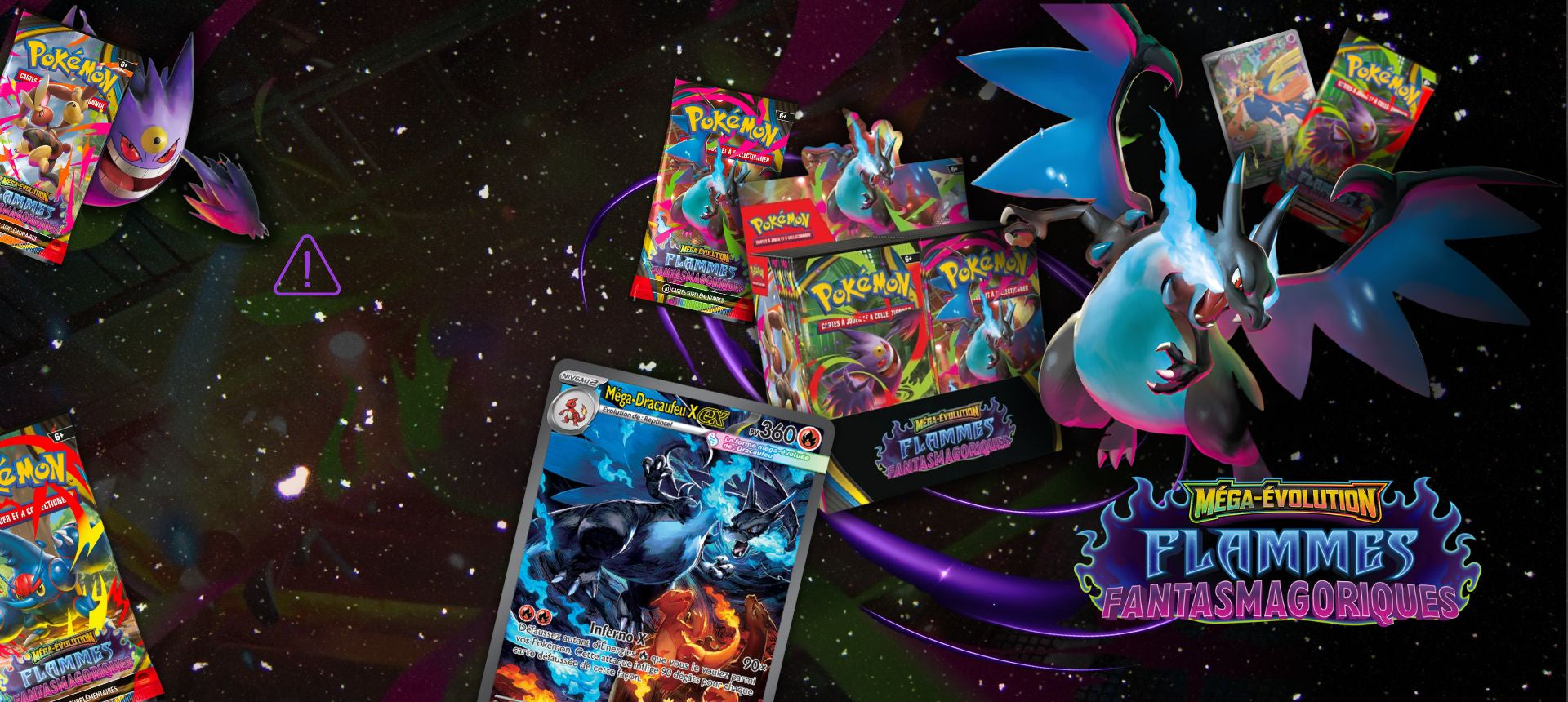 Case Display Pokémon ME2 : Flammes Fantasmagoriques - Français | Iconiq Cards Case Display Pokémon ME2 : Flammes Fantasmagoriques - Français | Iconiq Cards