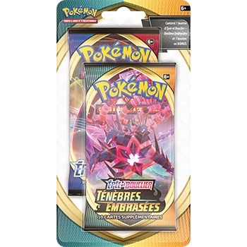 Blister Duo pack 1 booster Ténèbres Embrasées et 1 booster Clash des Rebelles Épée et Bouclier -EB02 - EB03 - FR - Pokémon Français