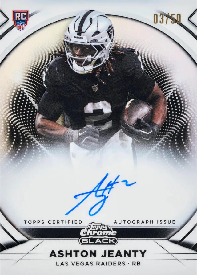 Display Topps Chrome Black NFL 2025