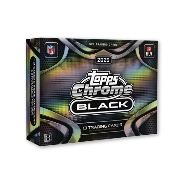 Display Topps Chrome Black NFL 2025
