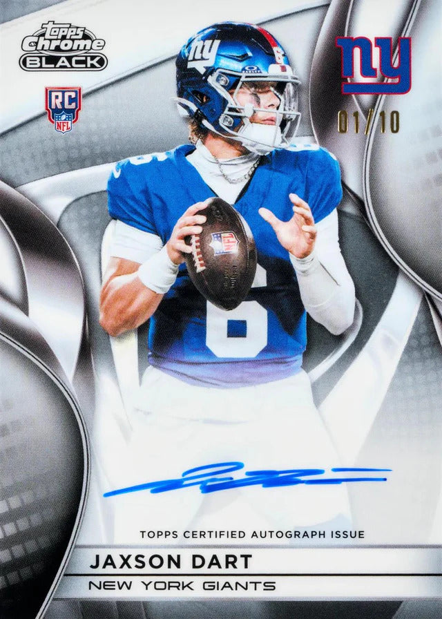 Display Topps Chrome Black NFL 2025