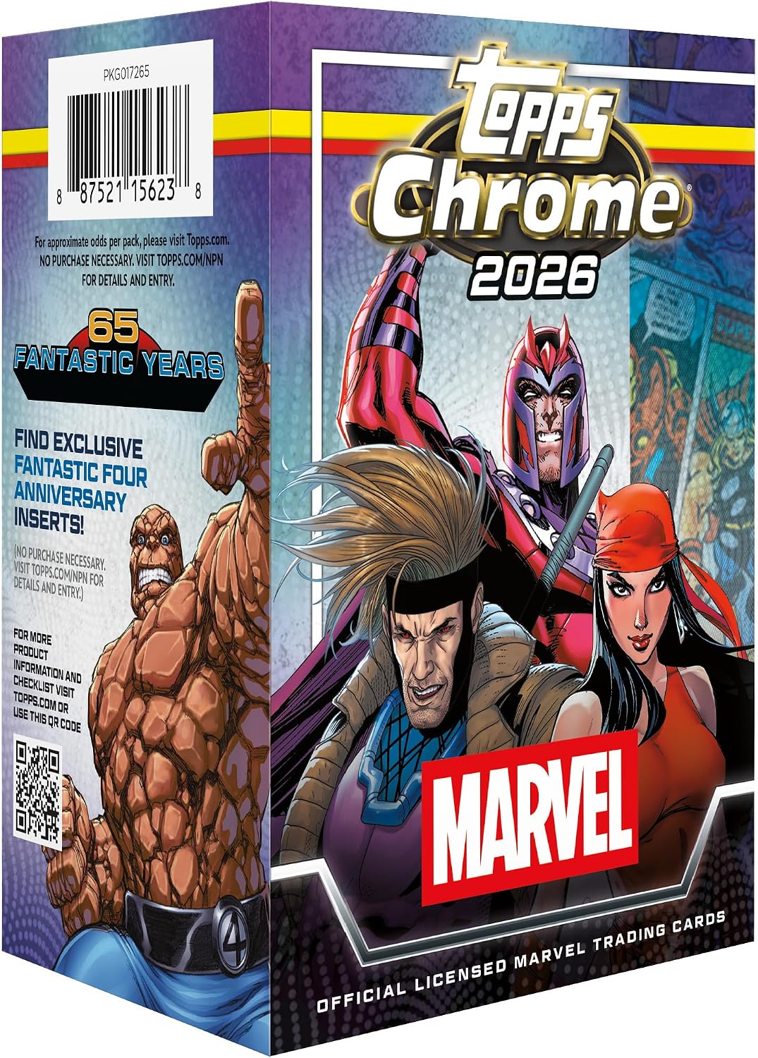 Topps Chrome Marvel Comics 2026 Value Box