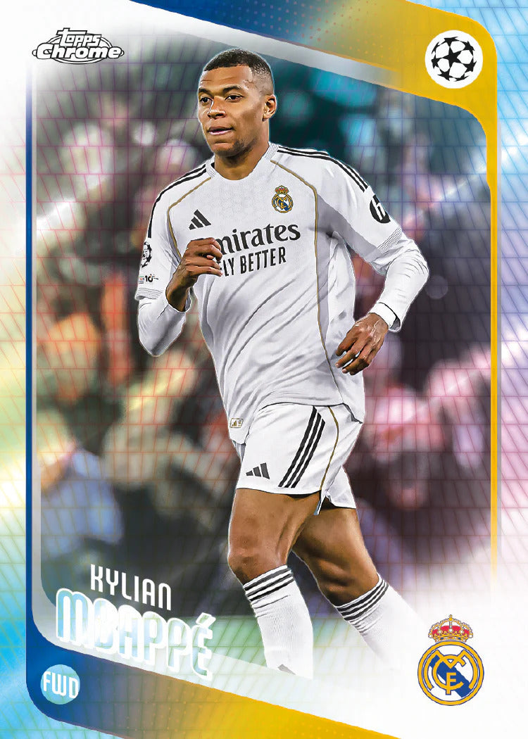 Display Topps Chrome UEFA Club Competitions 2025-26