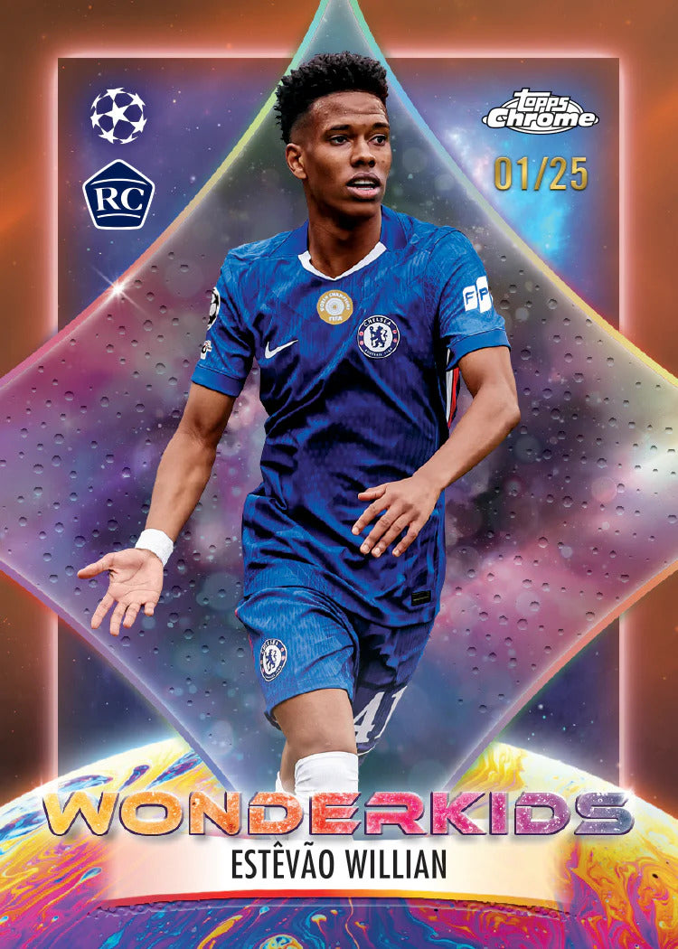 Display Topps Chrome UEFA Club Competitions 2025-26