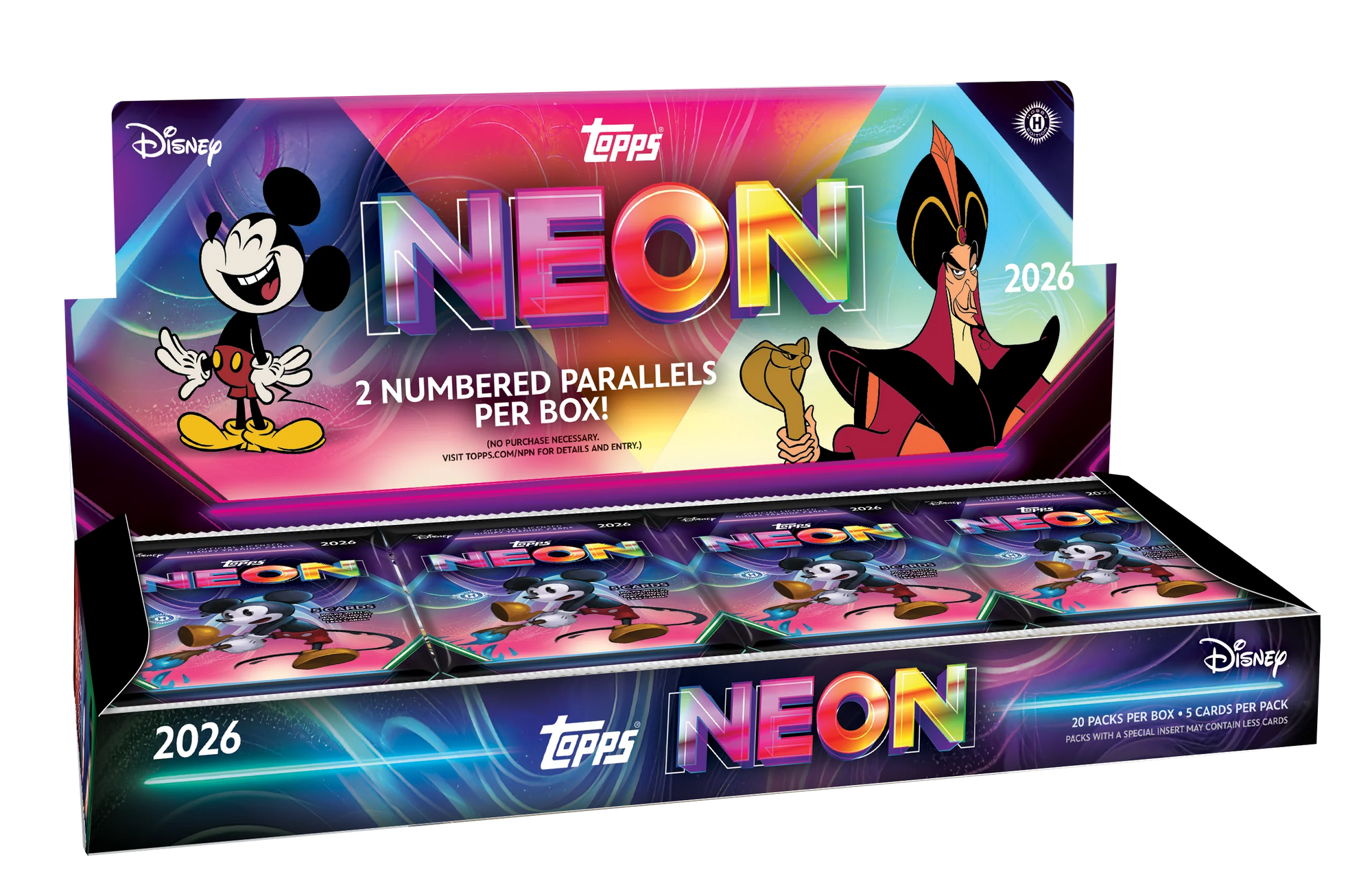 Topps Disney Neon 2026 Hobby Box