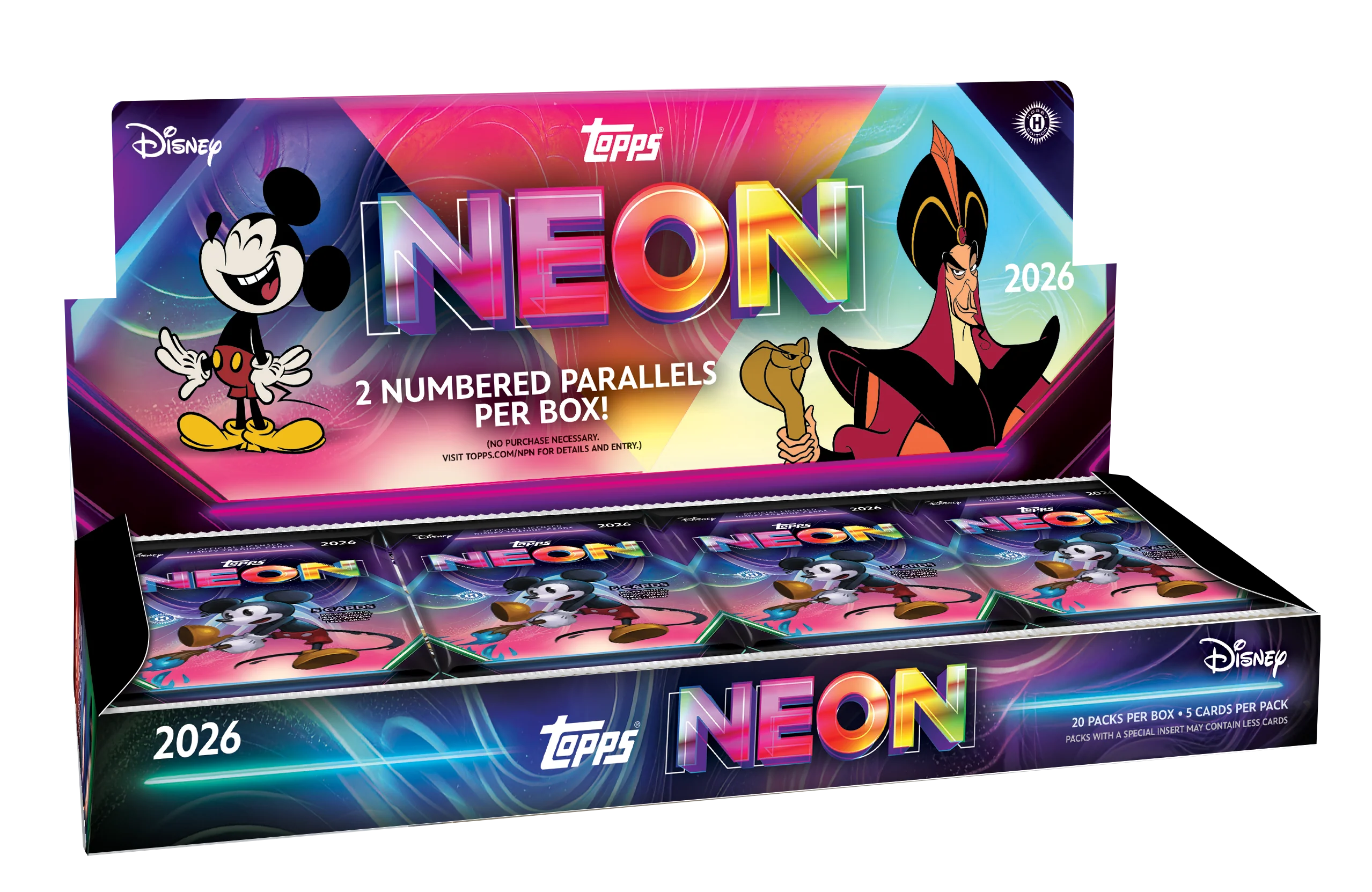Topps Disney Neon 2026 Hobby Box