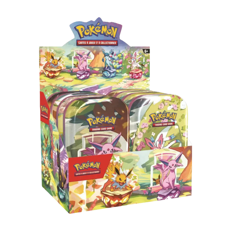 Display Pokémon Mini-Tin Évolutions Prismatiques EV8.5 – FR