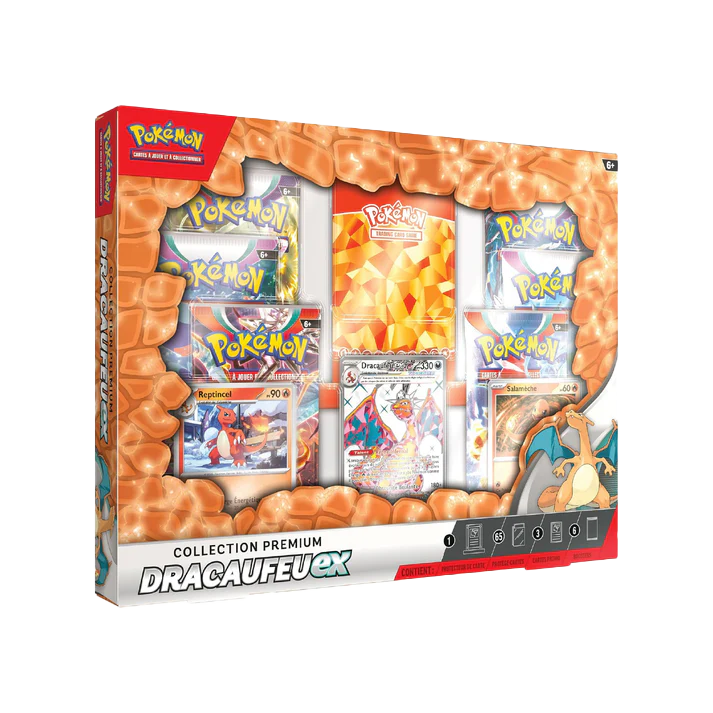 Coffret Dracaufeu EX Collection premium – FR – Pokémon Français