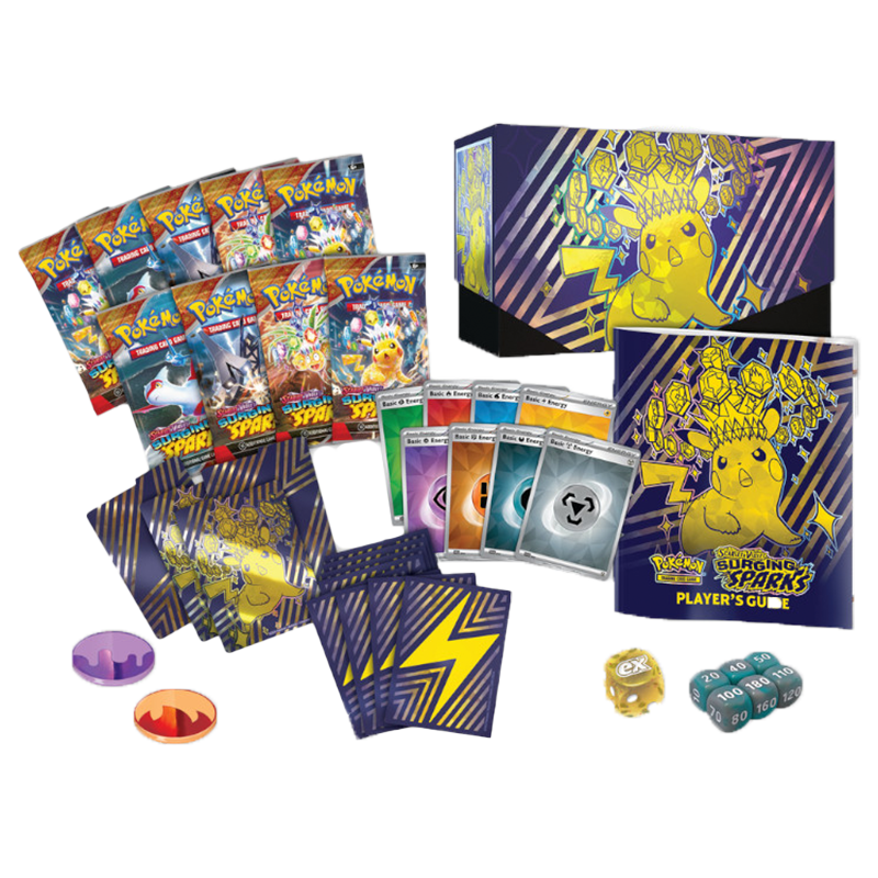 Coffret Dresseur d'élite Étincelles Déferlantes Ecarlate Et Violet – EV8 – FR – Pokémon Français