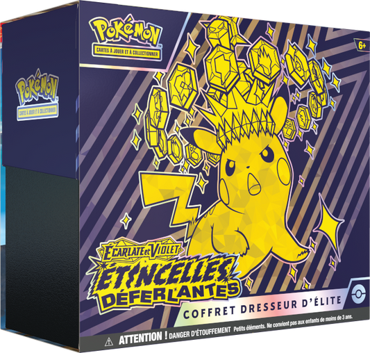 Coffret Dresseur d'élite Étincelles Déferlantes Ecarlate Et Violet – EV8 – FR – Pokémon Français