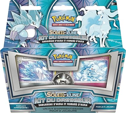 Deck Kit du Dresseur Soleil et Lune Sablaireau d'Alola et Feunard d'Alola – Pokémon Français