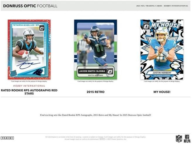 Panini Donruss Optic Football 2025 Hobby Box