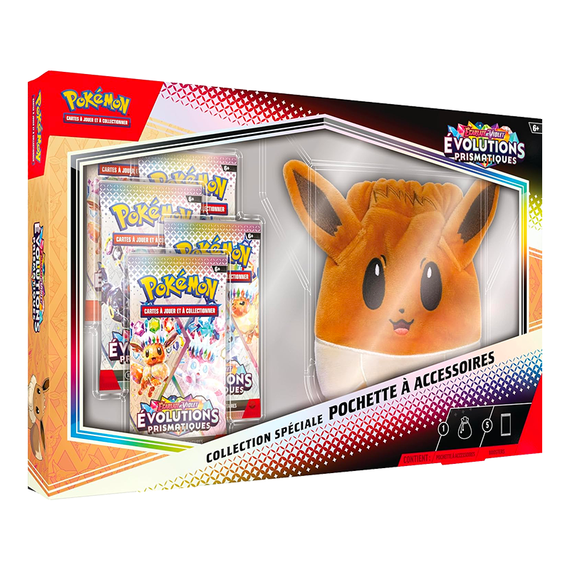 Pokémon – Coffret Collection Spéciale Pochette à Accessoires – EV8.5 Évolutions Prismatiques