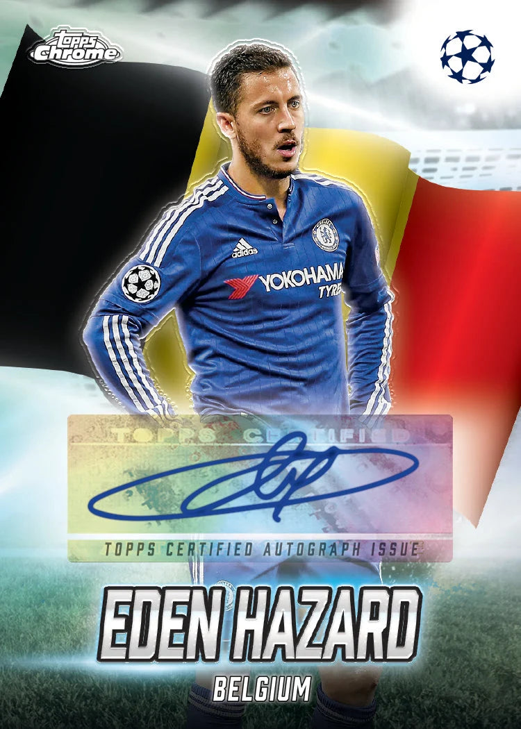 Topps Chrome UEFA Club Competitions 2024/25 Hanger Box