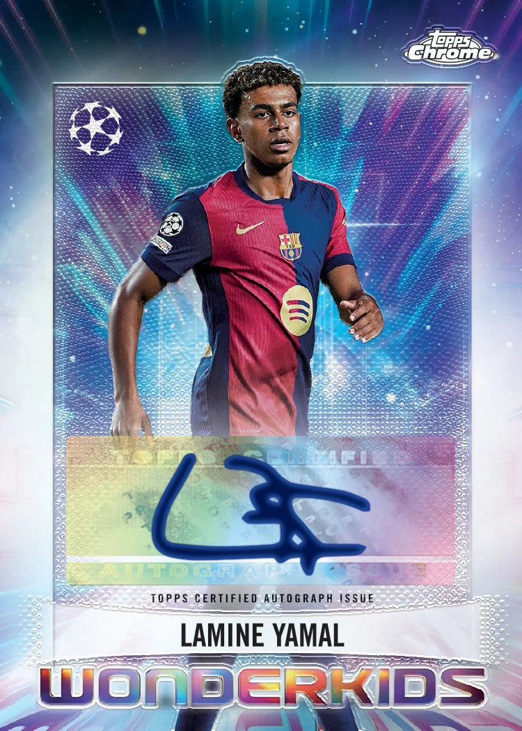 Topps Chrome UEFA Club Competitions 2024/25 Hanger Box