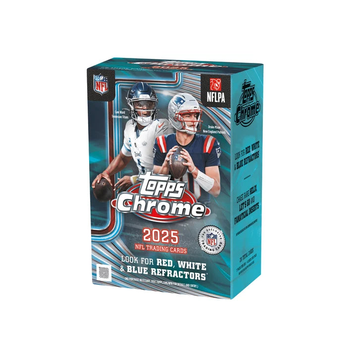 Topps Chrome NFL Football 2025 Blaster Box
