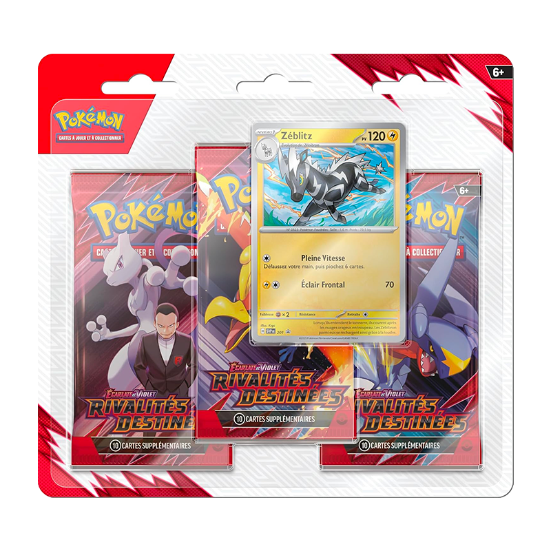 Tripack Pokémon Rivalités Destinées - EV10 - FR