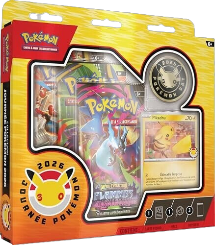 Coffret Pokémon Journée 2026 – Édition 30 Ans – Pikachu