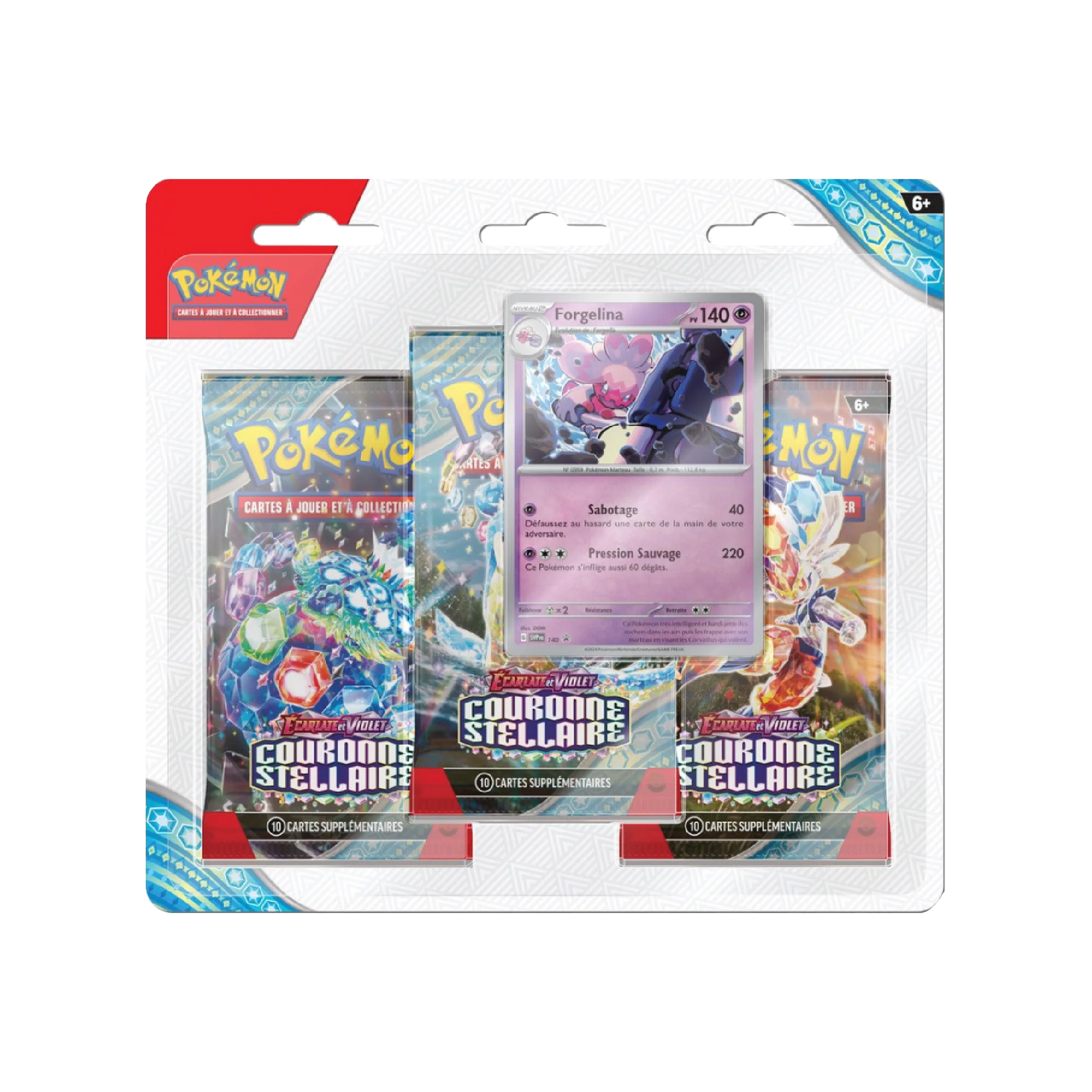Tripack Pokémon – EV7 Couronne Stellaire – FR