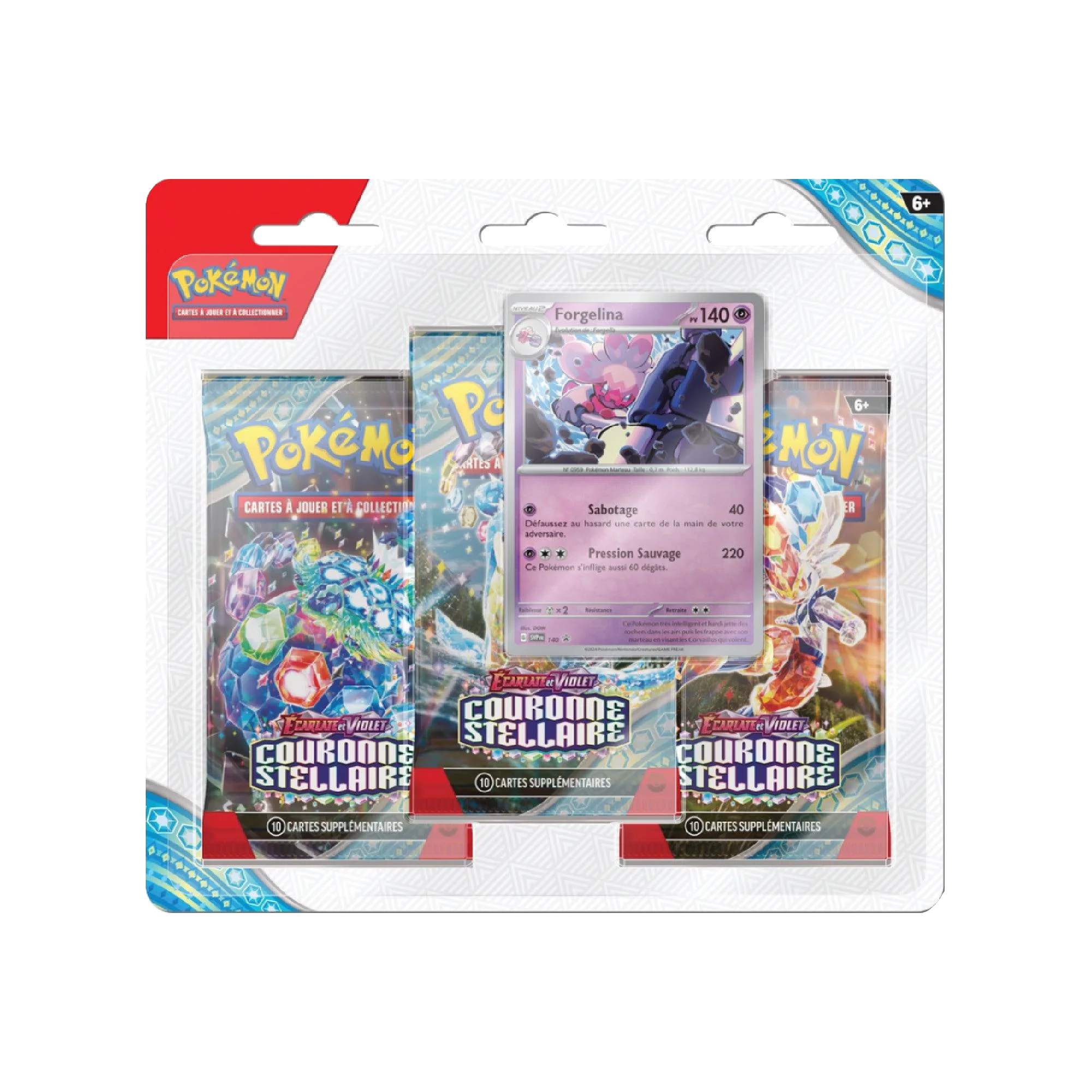 Tripack Pokémon – EV7 Couronne Stellaire – FR